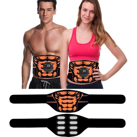 Ceinture Abdominale Electrostimulation, Electrostimulateur Musculaire Ceinture - Espaceur en Aluminium Abdominale Electrostimulation, 10 Modes 30 Niveaux Affichage de la Dépense Calorique et Alerte de (1/5)
