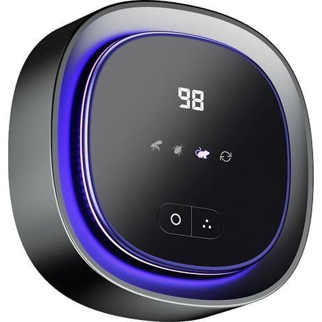 Répulsif à Ultrasons, Couverture Ultrasonique à 360° avec 3 Modes, Répulsif Anti-Moustiques Intelligent Portable,Peut Repousser Souris,Cafards,Convient aux Cours,Entrepôts et Cuisines (1/5)