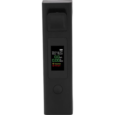 Éthylotest portable de haute précision, avec écran LCD et ventilateur rechargeable (1/5)