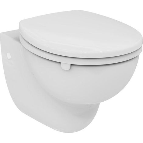 Ideal Standard Wandtiefspül-WC Contour 21 Plus, randlos, SmartGuard, 360x520x365mm, Weiß (1/4)