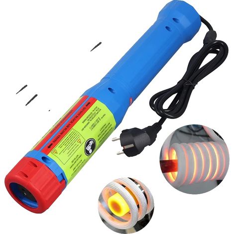 Chauffage par induction, puissance de 1400W, chauffe en 20 secondes, poignée ergonomique, plusieurs tailles de bobines, adapté aux applications automobiles (1/5)