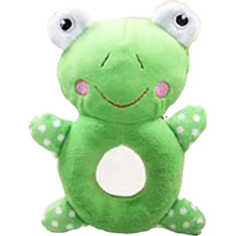 Peluche pour chien en forme de grenouille mignonne, résistante aux morsures, soulage l'ennui et l'anxiété, idéale pour les chiots. (1/5)