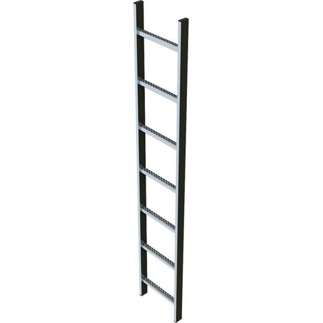 ZARGES Schachtleiter Edelstahl 14 Sprossen LW300 mm (1/2)