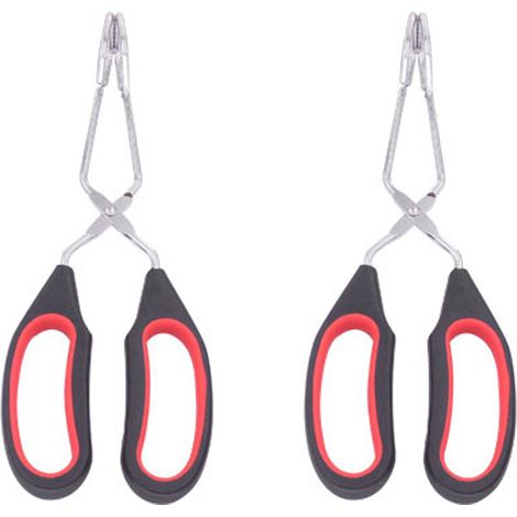 Pinces À Ciseaux - Acier Inoxydable 304 - Pour Barbecue Et Cuisine - 25 Cm Et 30 Cm - Lot De 2 (1/5)