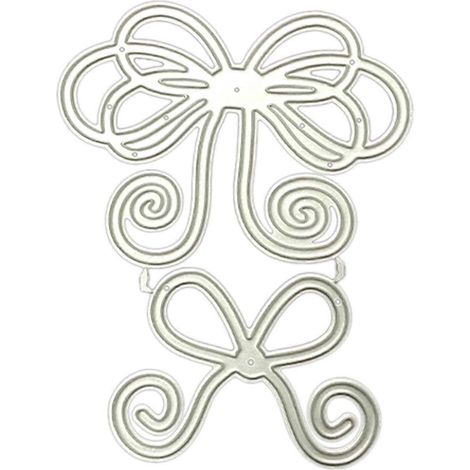 Metallschneidstanze, Kohlenstoffstahl, bogenförmige Prägeschablone für Scrapbooking (1/5)