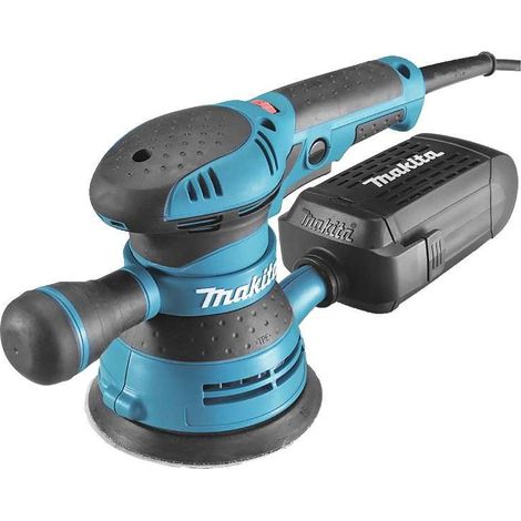 Makita – Ponceuse excentrique BO5041 – 300W – Amplitude d'oscillation 2,8 mm – Diamètre plateau 125 mm – Extraction de poussière intégrée