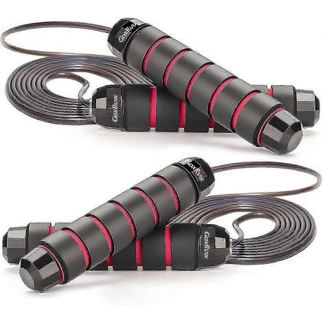 Corde à sauter 25-26 pour le fitness - Corde à sauter de vitesse pour l'exercice - Cordes à sauter pour hommes, femmes et enfants (1/4)