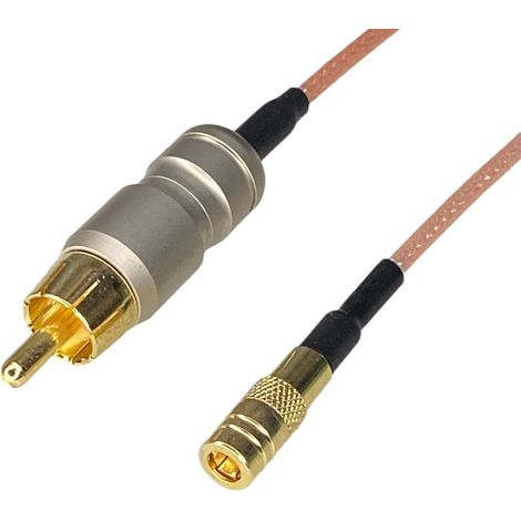 S/PDIF-SMB-Kabel, Buchse auf Cinch-Stecker, 1 m