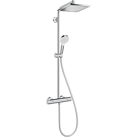 Hansgrohe Crometta E Showerpipe 240 1 jet con termostato