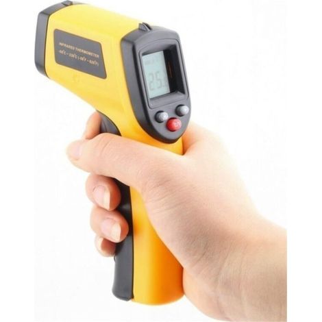 Termometro digitale a infrarossi GS con schermo LCD - Laser - 50-380 °C - Senza contatto (1/4)