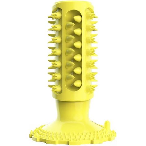 Brosse à dents pour chien avec ventouse pour nettoyage des dents, bâton molaire, jouets pour morsures de chien (1/5)