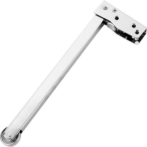 Coordinateur de porte coupe-feu automatique ferme-porte séquentiel en métal robuste à fermeture douce - 1 pièce + 3 vis (1/5)