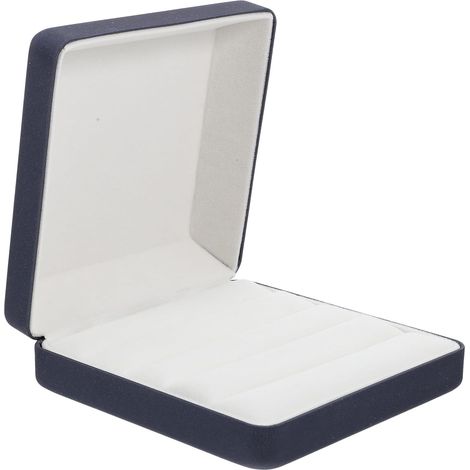 Petite Boîte de Rangement pour Bagues en Pu Intérieur en Flanelle, Design Pratique et Élégant, pour Organiser Bijoux de Manière Ordonnée Couleur (1/5)