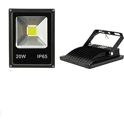 Projecteurs extérieurs à CA 220V 240V de lampe de projecteur professionnels étanches IP65, blanc, 20W (1/5)