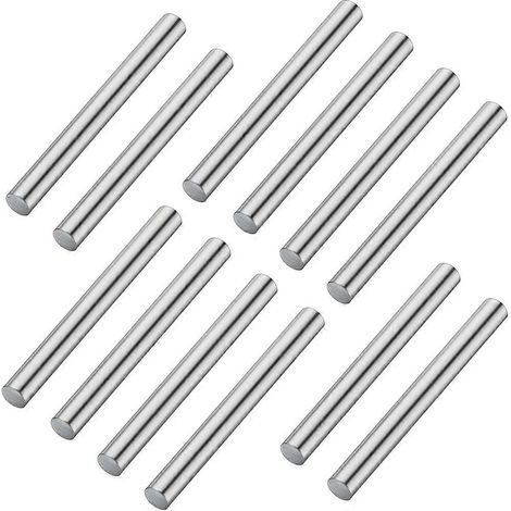 12 pièces Zinc Tige Zinc métal Anode Good Conductivity Smooth (1/5)