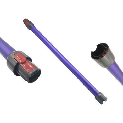Tube télescopique pour Dyson V11, tube rallonge compatible avec Dyson V7 V8 V10 V11 V15, tube d'aspiration à connexion rapide avec deux brosses 2 en 1 (violet) (1/3)