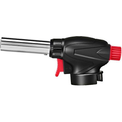 Torche au Butane, torche réversible à 360 degrés avec flamme réglable, torche de cuisine à utiliser pour la crème (1/5)