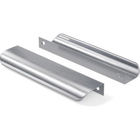 Kitchen Cabinet Handles 128 mm Spacing Distance Silver Kitchen Handles Aluminium Alloy Drawer Handles