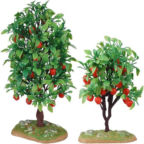 Pommiers Miniatures Artificiels Plastique Décor Réaliste (1/5)