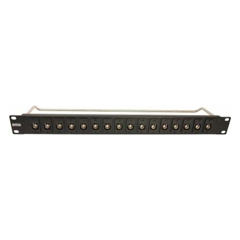 Panneau de brassage BNC Rack à ressort 16 Ports, Hauteur 1U ( Prix pour 1 )