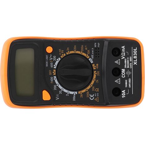 XL830L Digitalmultimeter mit Hintergrundbeleuchtung, tragbares Spannungs- und Strommessgerät, intelligentes Voltmeter (1/5)
