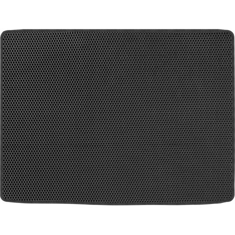 Alfombrilla de maletero de EVA para Ford Focus IV Hatchback a partir de 2018, revestimiento tipo panal - NEGRO (1/5)