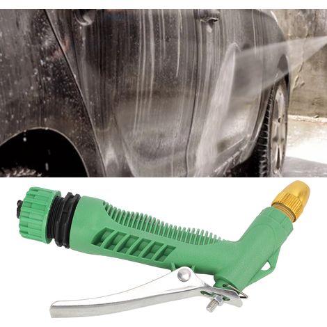 Pistolet à eau haute pression pour lavage de voiture avec buse longue et buse renforcée, pistolet à eau écologique pour lavage de voiture à usage domestique (1/5)