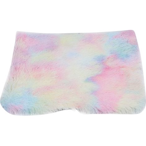 Tapis de couchage 2 en 1 pour chat, coussin coloré, antidérapant et respirant, idéal pour les petits animaux. (1/5)