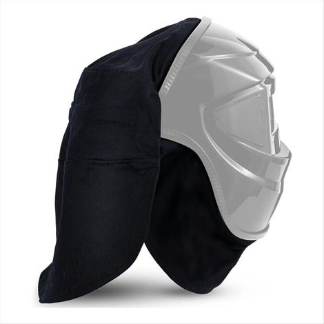 Set di 2 coperture e bavaglini per caschi da saldatura, accessori con guarnizione di tenuta per la protezione del collo (1/4)