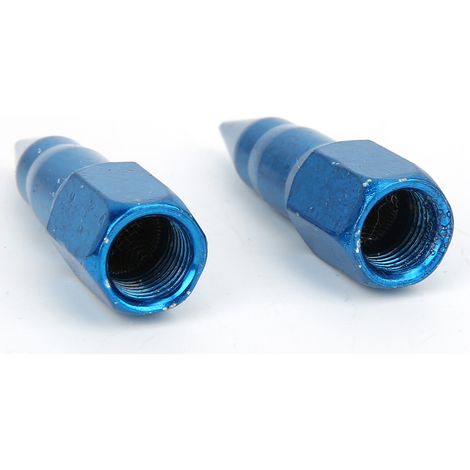 2 embouts de pistolet à graisse en acier, distributeur à nez aiguille, accessoire pour pistolet à graisse (bleu) (1/5)