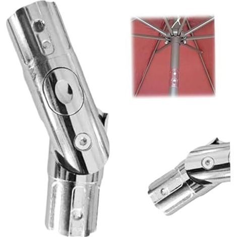 Parasol repair parts - adjustable tilt 3.6x14.9cm, weather resistant
