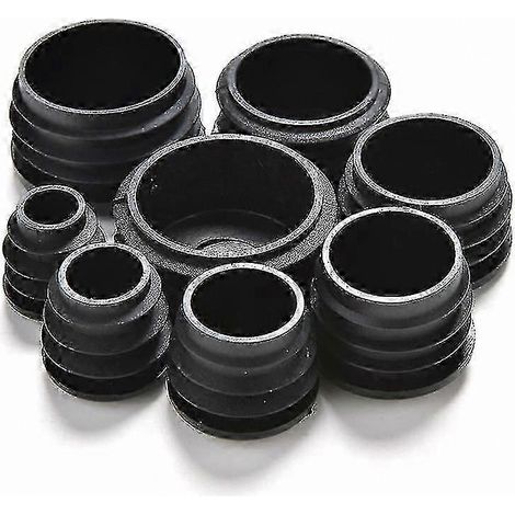 Embout de protection en PVC pour pied de meuble, bouchon de tube rond, capuchon pour tuyau, protection de sol, 4 pièces (1/3)