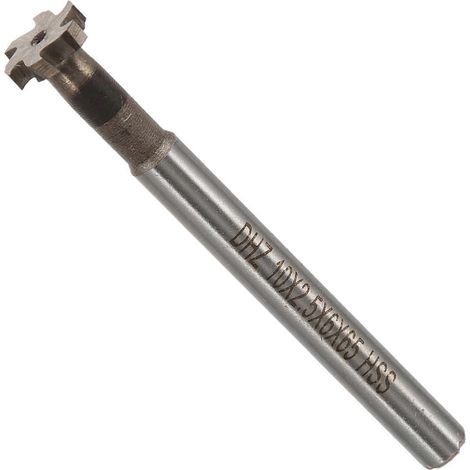 Professioneller T-Nutfräser, T-Nutfräser für Oberfräsen, Holzbearbeitungswerkzeug – 6,5 x 1 cm (1/4)