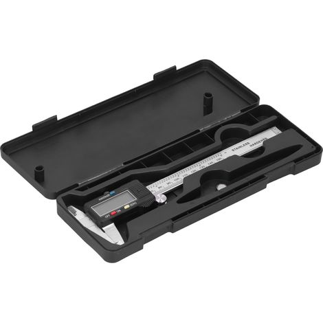 Digitaler elektronischer Messschieber 0-150 mm, Messlineal aus Edelstahl, Präzisionswerkzeug (1/5)