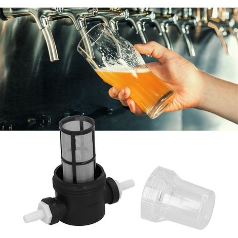 Filtre à Bière Inline 150 Microns pour Brassage Maison, Filtre à Eau et Bière 80 Mesh (1/5)