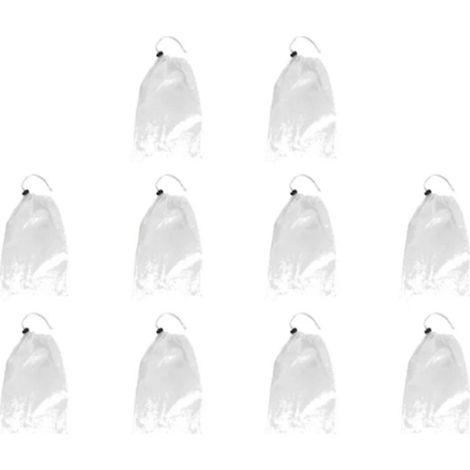 Lot de 10 sacs d'aspiration pour aspirateur de piscine, sacs nettoyeurs de feuilles, maille fine pour aspirateur de feuilles (1/5)