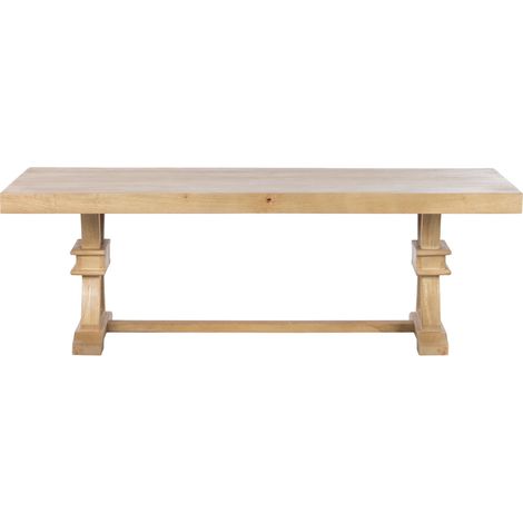 Mesa Centro Madera Maciza Mango 150X70X50 Natural (1/5)