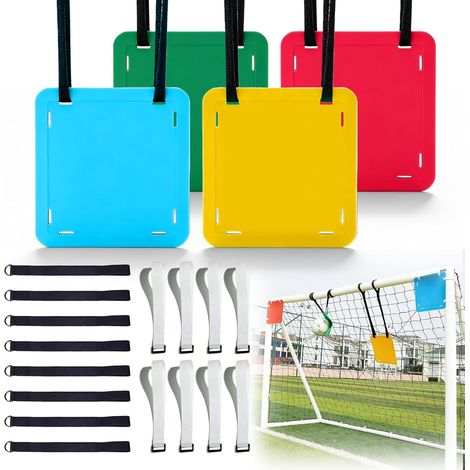 Lot De 4 Cibles De But De Football: Cibles D'entraînement De Football, avec Sangles Extra Longues Réglables, Matériau TPE pour Plus De Durabilité, Cible De Footballs en Plein Air (1/5)