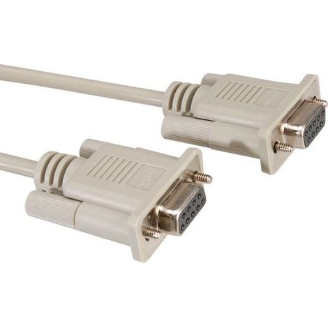 Cable serie Roline DB9 hembra-hembra de 1,8 m MC-UTP6A0015R, 11.01.9018