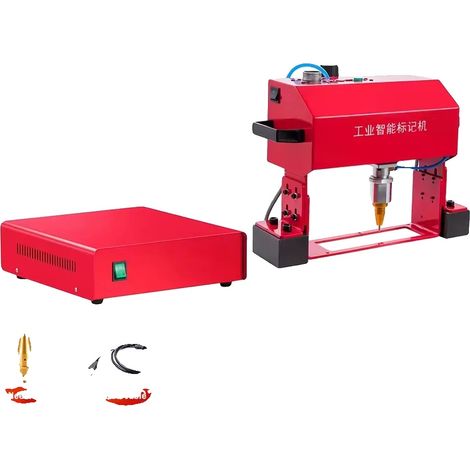 Machine de marquage, fonctionnement pneumatique, applications polyvalentes, 140x40mm, Prise EU (1/2)