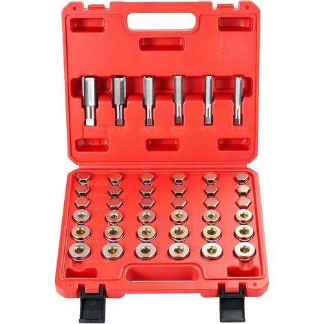 Kit de réparation de vis de vidange d'huile pièces, M13 x 1,25, M13, M15, M17, M20, M22 x 1,5, filetage de carter d'huile et taraud (1/5)