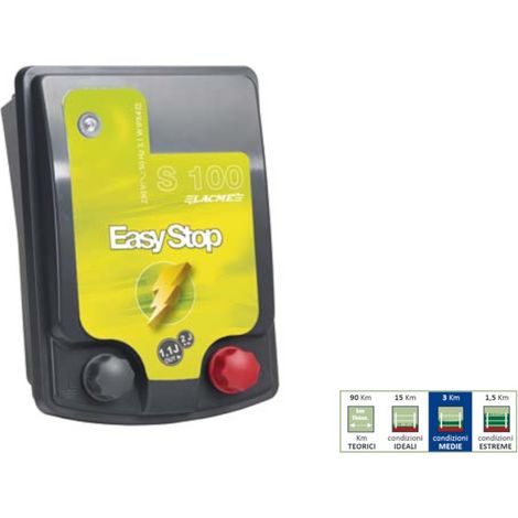Elettrificatore Recinti Lacme Gamma Easy Stop S100 220V 1100MJ
