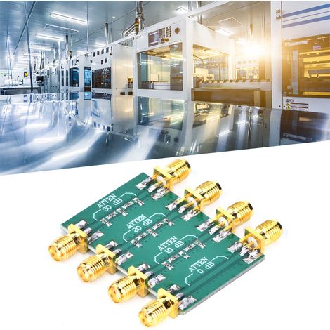 Atténuateur fixe 4,0 GHz CC avec double connecteur SMA, 50 Ω (1/5)