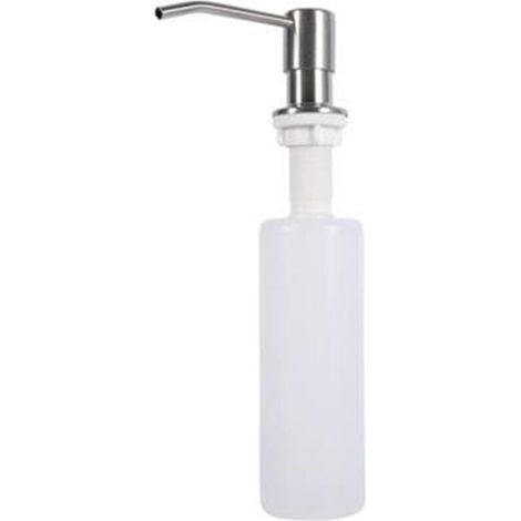 Distributeur de savon d'évier ou distributeur de Lotion pour évier de cuisine Nickel brossé évier de cuisine distributeur de savon Bar évier distributeur de savon (1/5)