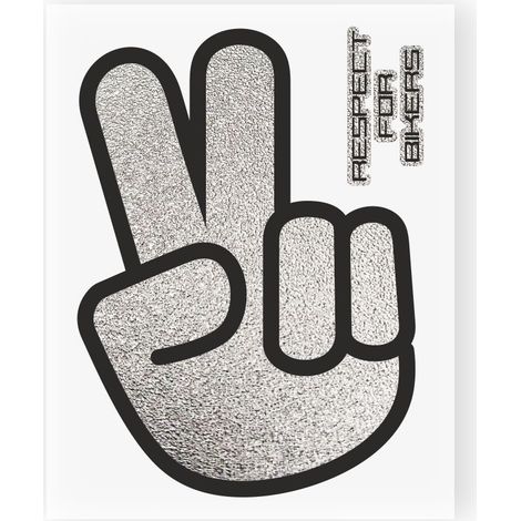 Adesivi Stickers Respect For Bikers 10 x 12 cm (1/4)