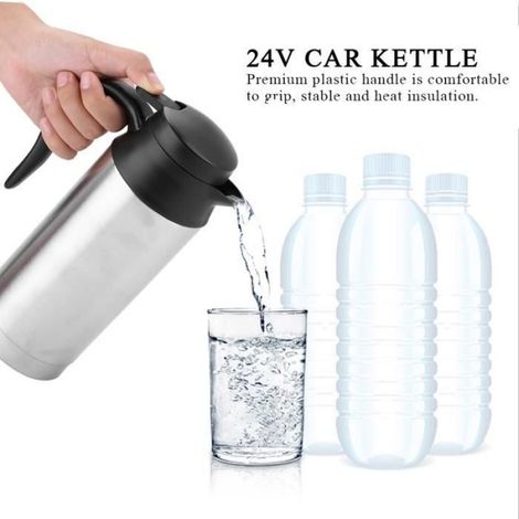 Bouteille de Chauffe-Eau de Bouilloire de Camion de Voiture de Voyage 24V pour Allume-Cigare de Camion 750 ML (1/4)