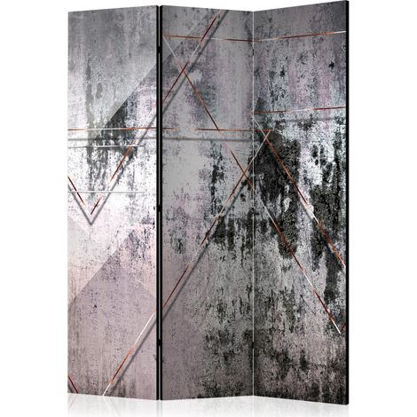 Paravent 3 Volets "Geometric Wall" 135x172cm (1/2)