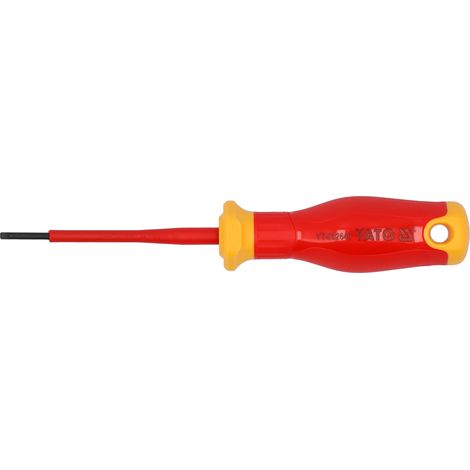 Schraubendreher Yato extra slim 2.5x75mm isoliert 1000 V (1/2)