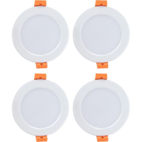 Plafonniers LED RV 3W 300LM 6000K Blanc Rond Éclairage Intérieur Voiture Caravane Bateau DC 12V Lumière Dôme (1/5)