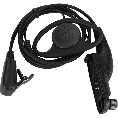 PTT-Ohrbügel mit Mikrofon für Motorola XPR 6300 6350 6550 6580 7550 P8200 8268D, Typ D